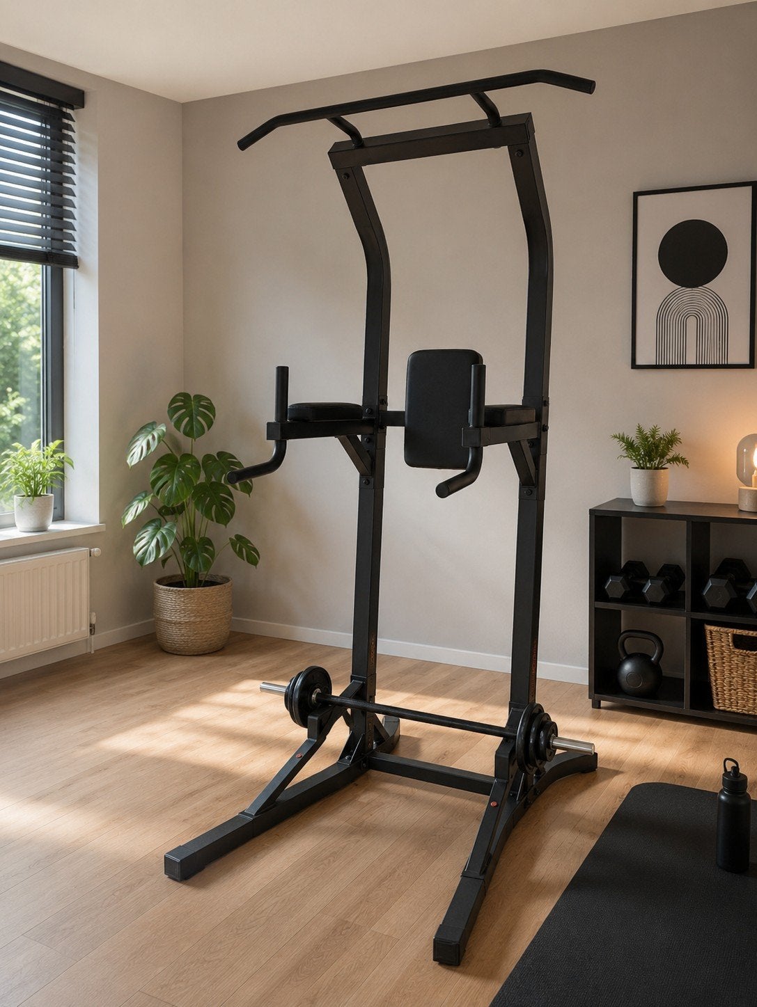 Krachtstation / Power Tower - Zo goed als nieuw, Sport en Fitness, Fitnessapparatuur, Ophalen, Zo goed als nieuw, Benen, Krachtstation
