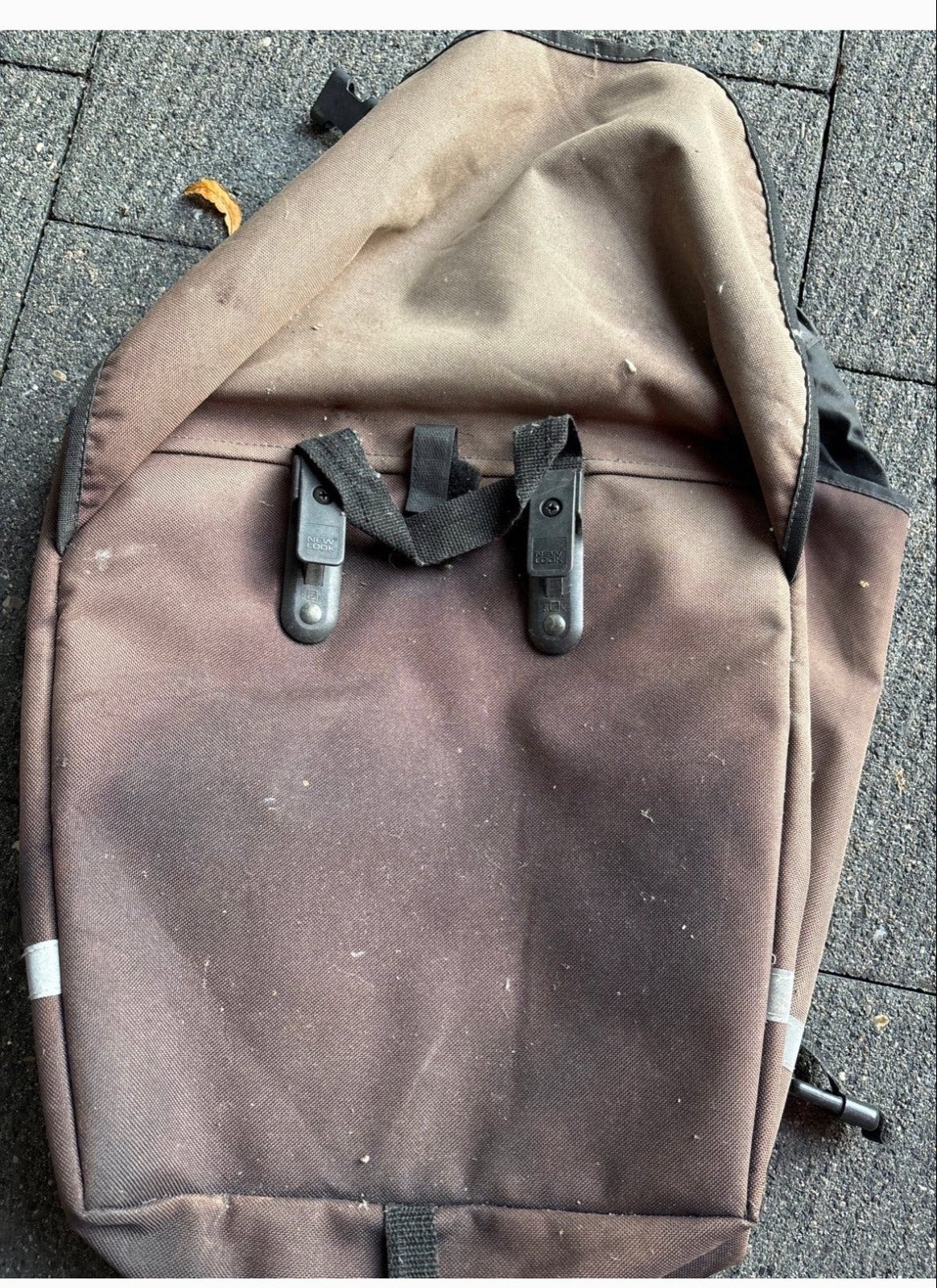 Gebruikte fietsfietstas - bruin, Fietsen en Brommers, Ophalen of Verzenden, Gebruikt