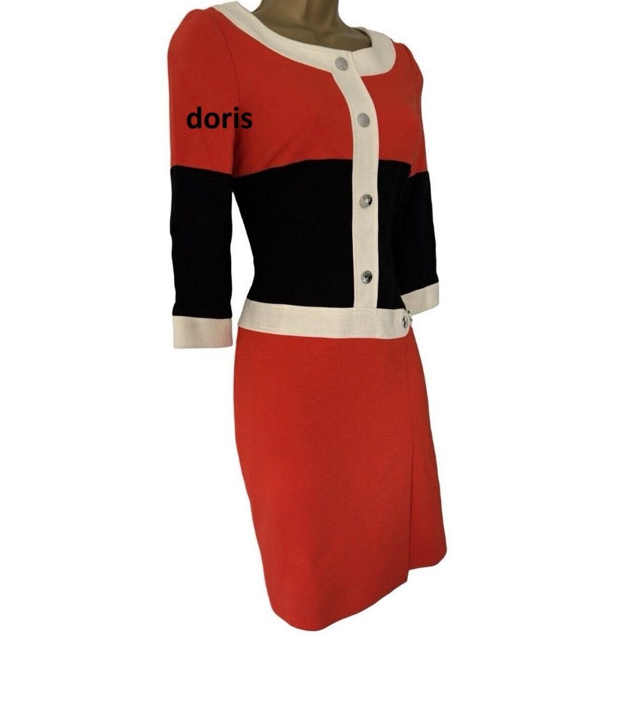 block jurk Karen Millen maat 14/42, Kleding | Dames, Jurken, Maat 42/44 (L), Ophalen of Verzenden, Zo goed als nieuw, Boven de knie