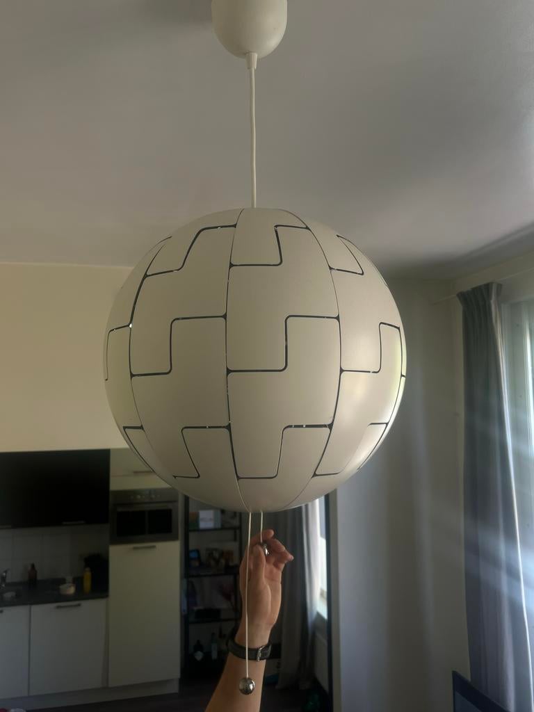 IKEA PS 2014 Hanglamp - Wit, 52 cm, Huis en Inrichting, Ophalen of Verzenden, Zo goed als nieuw, Kunststof, 50 tot 75 cm