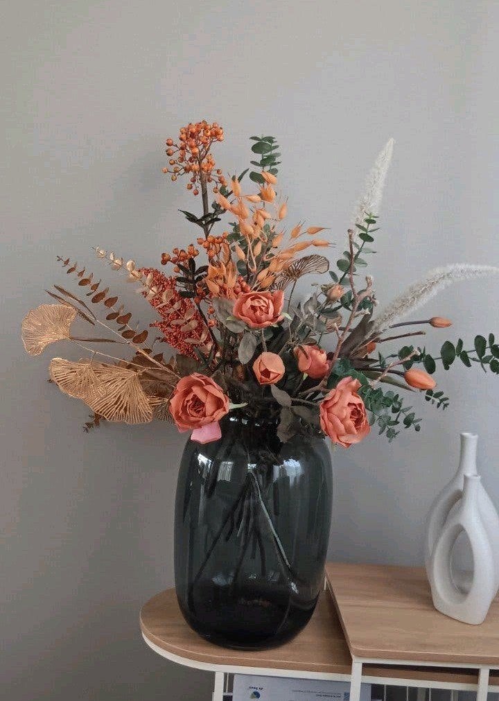 Zijde bloemen, Ophalen, Binnen, Zo goed als nieuw, Boeket