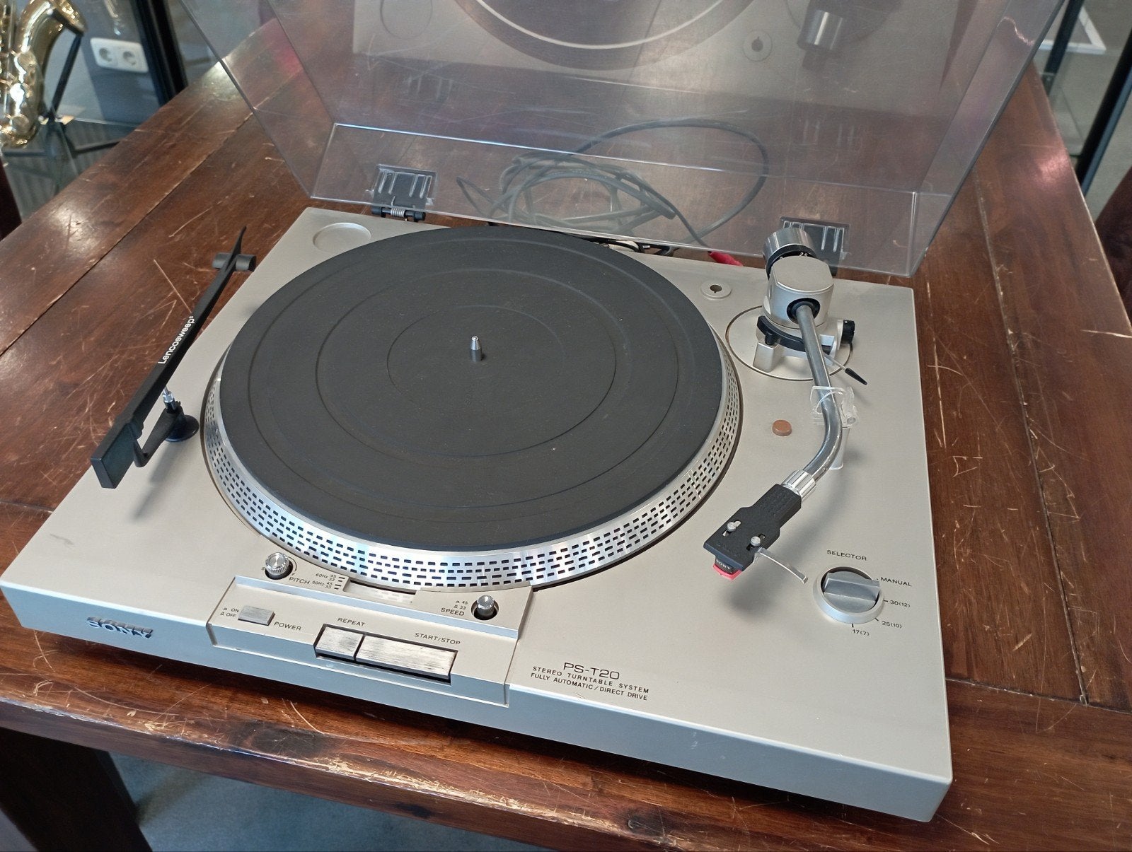 Sony PS-T20 Automatische Direct Drive Platenspeler, Ophalen, Gebruikt, Automatisch, Platenspeler
