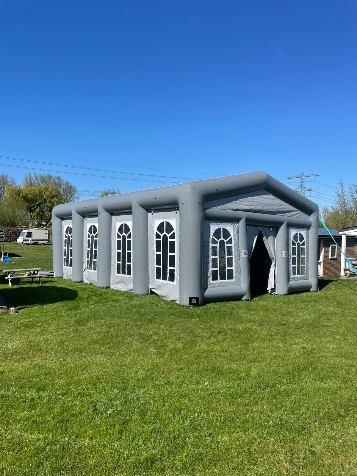 Opblaasbare partytent huren ?, Ophalen of Verzenden, Zo goed als nieuw, Overige