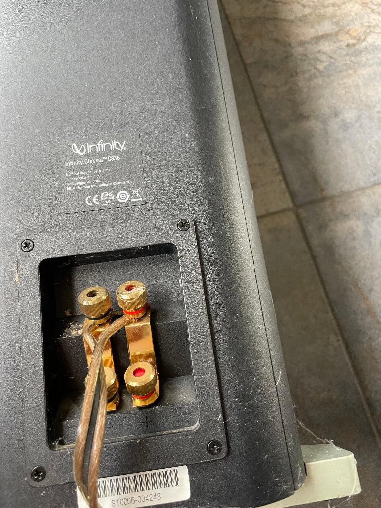 Infinity Classia C336 Vloerstaande Luidspreker ( 4 stuks), Ophalen, Vloerstaande luidspreker, Zo goed als nieuw, Geschikt voor surround/home cinema