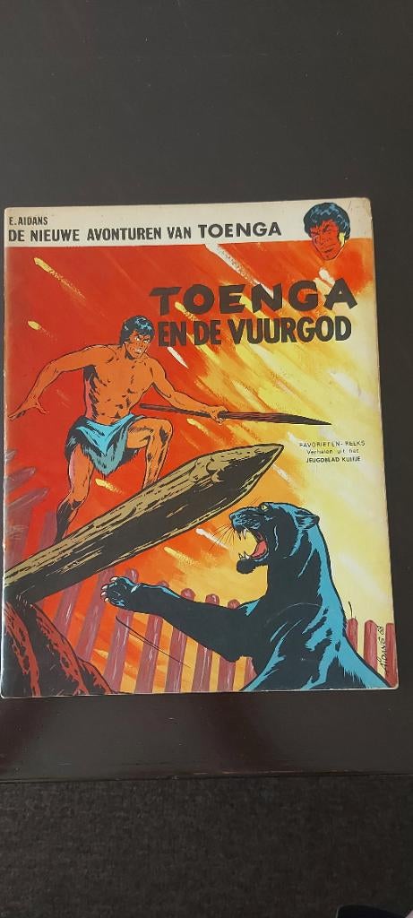 Toenga (en de vuurgod), Boeken, Stripboeken, Eén stripboek, Ophalen of Verzenden, Gelezen