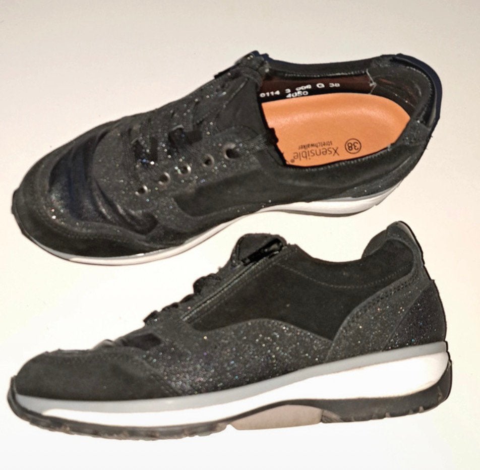 Xsensible stretchealker zwart maat 38, Ophalen of Verzenden, Zo goed als nieuw, Zwart, Sneakers of Gympen