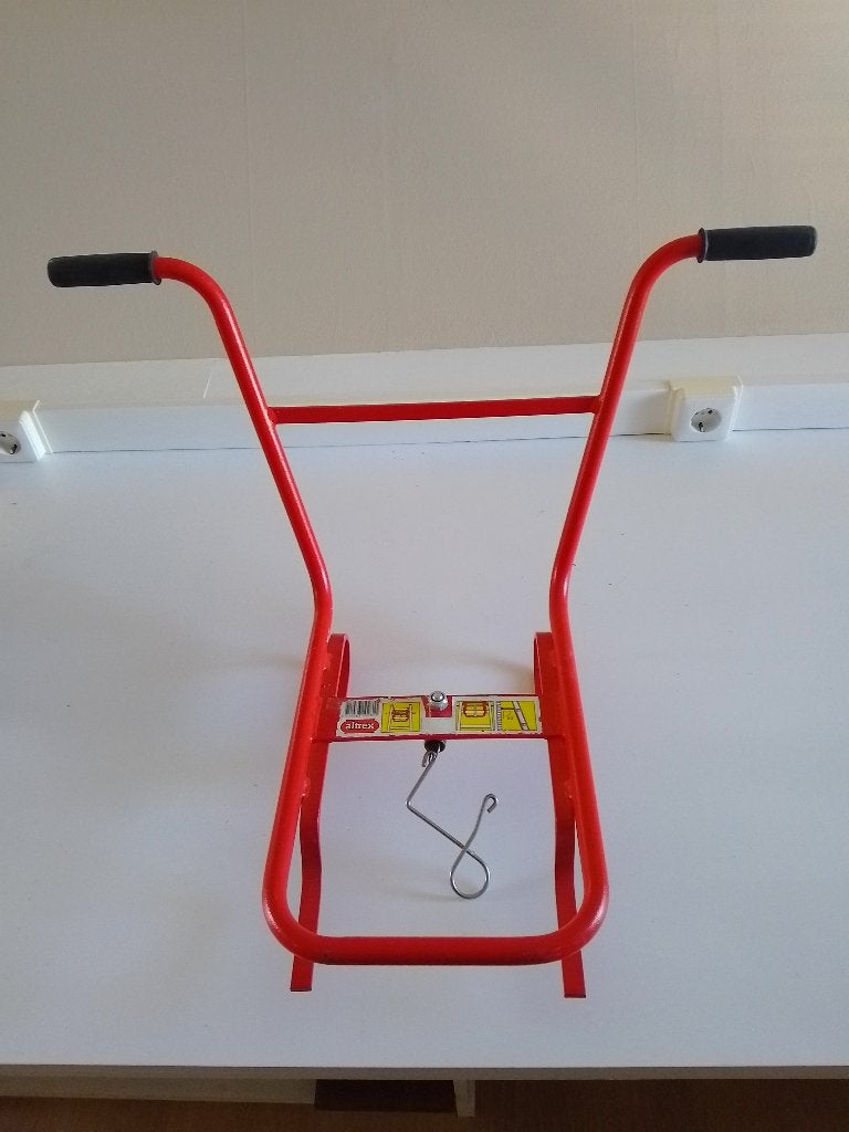 muurafhouder voor ladder, Doe-het-zelf en Verbouw, Ladders en Trappen, Ophalen, Zo goed als nieuw, Ladder, 4 meter of meer