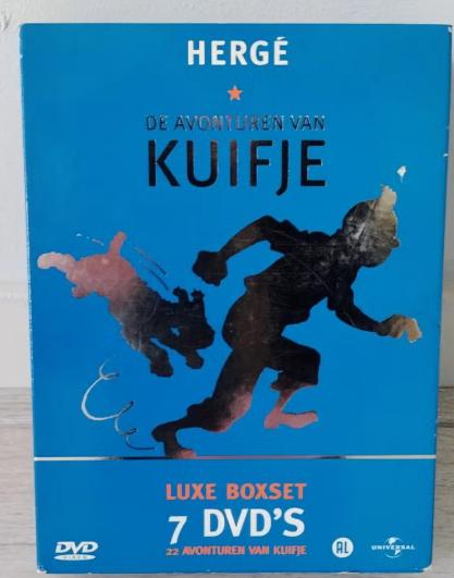 Tekenfilmserie Kuifje (7 DVD's), Cd's en Dvd's, Dvd's | Tekenfilms en Animatie, Europees, Gebruikt, Tekenfilm, Alle leeftijden