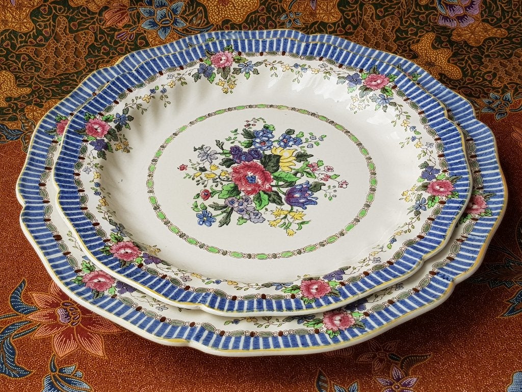 Twee prachtige antieke borden uit Engeland van Royal Doulton