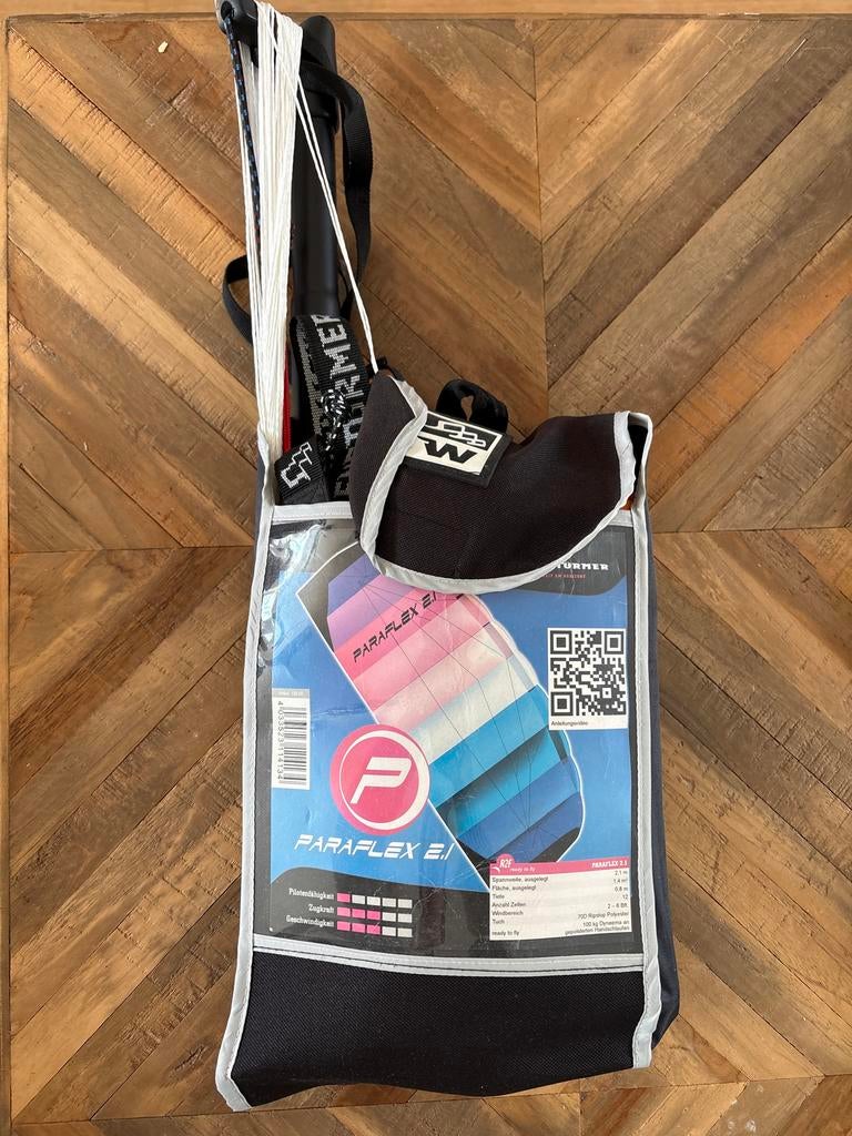 Paraflex 2.1 Trainer Kite - beginners kite, Verzenden, Zo goed als nieuw