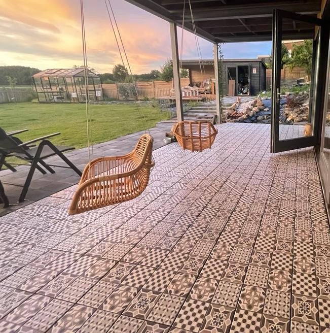 Ikea Mällsten balkon/tuintegels 30m2, Ophalen, Zo goed als nieuw, Overige materialen