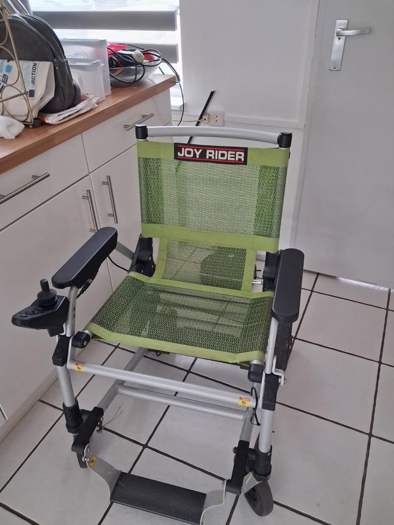 Elektrische rolstoel Joyrider, Ophalen, Elektrische rolstoel