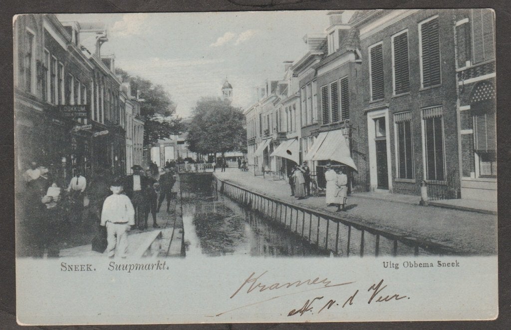 sneek suupmarkt, Verzenden, Voor 1920, Gelopen, Friesland