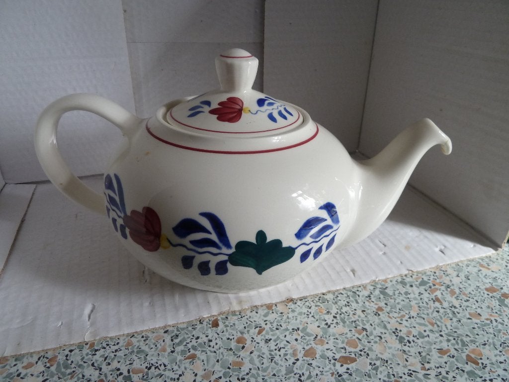 Boerenbont theepot zeeland, Ophalen, Gebruikt, Aardewerk, Overige typen