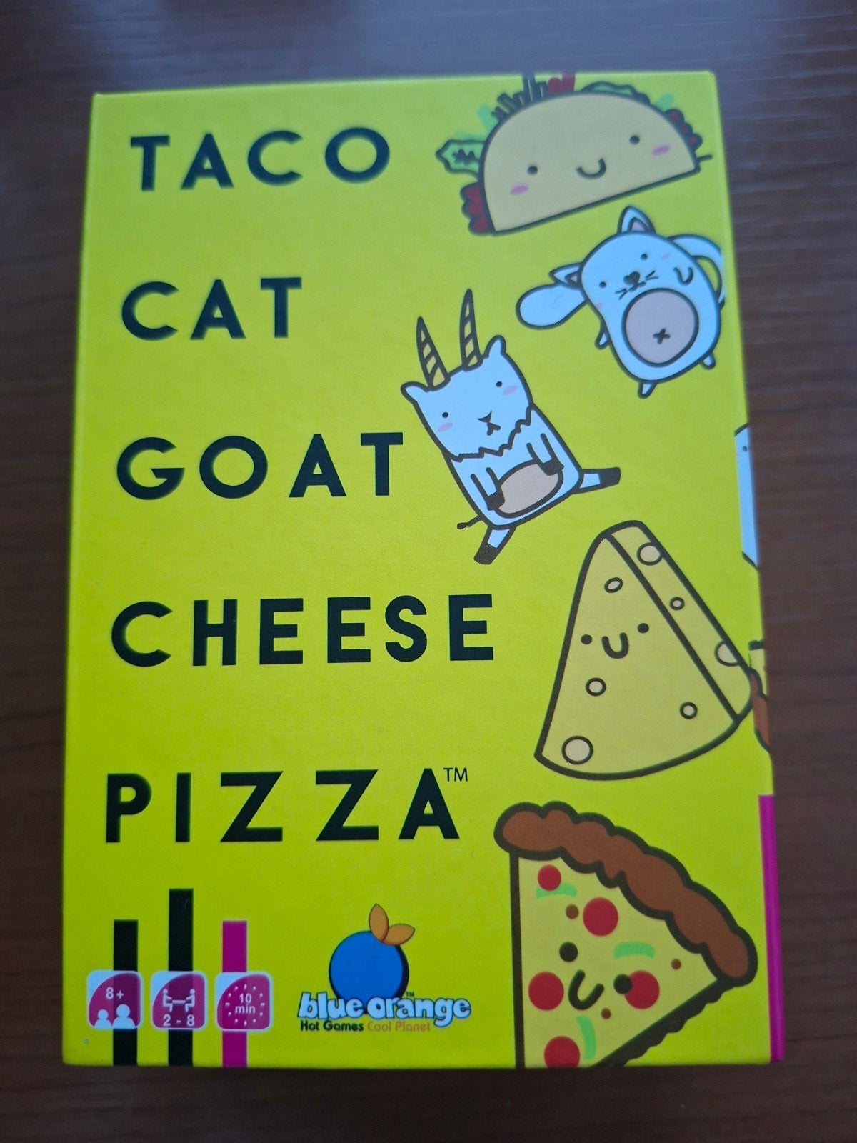 Taco Cat Goat Cheese Pizza - Compleet gezelschapsspel, Vijf spelers of meer, Ophalen, Zo goed als nieuw, Blue Orange
