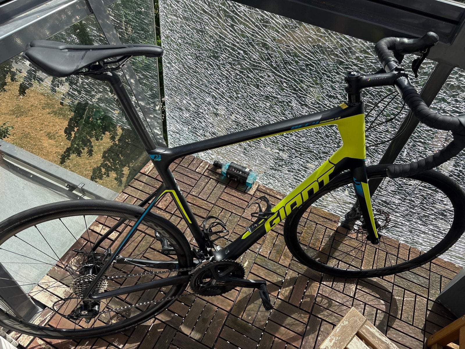Giant Devy Advanced 2LXTd Racefiets - Maat XL, 9kg, Fietsen en Brommers, Fietsen | Racefietsen, Ophalen, Gebruikt, Carbon, Giant