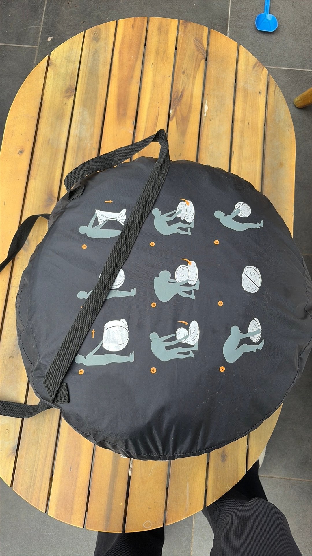 Deryan kinder pop up tent groot zwart // Peuter Luxe Black, Ophalen of Verzenden, Zo goed als nieuw