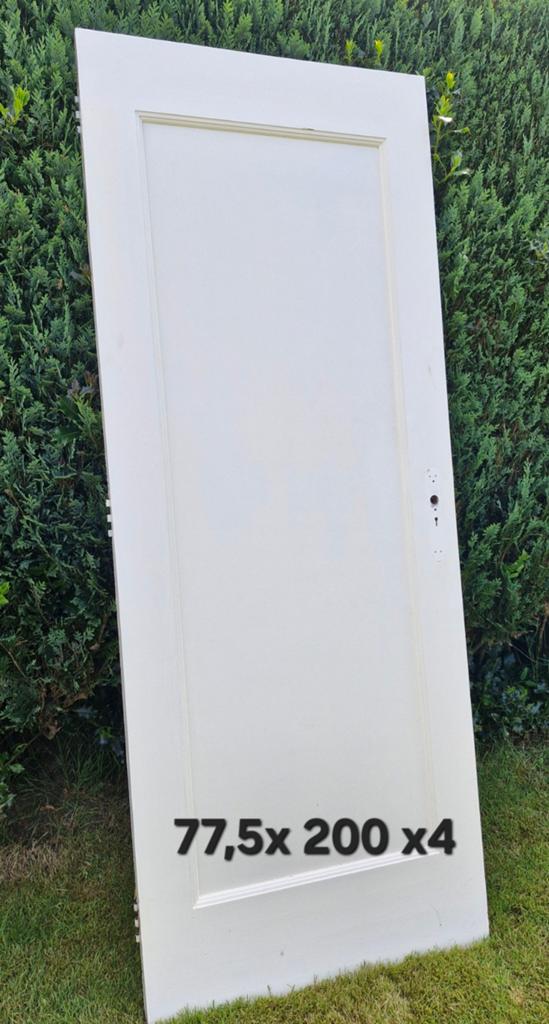 3 Jaren '30 Paneeldeuren - Diverse Maten, Ophalen, Gebruikt, Minder dan 80 cm, Binnendeur
