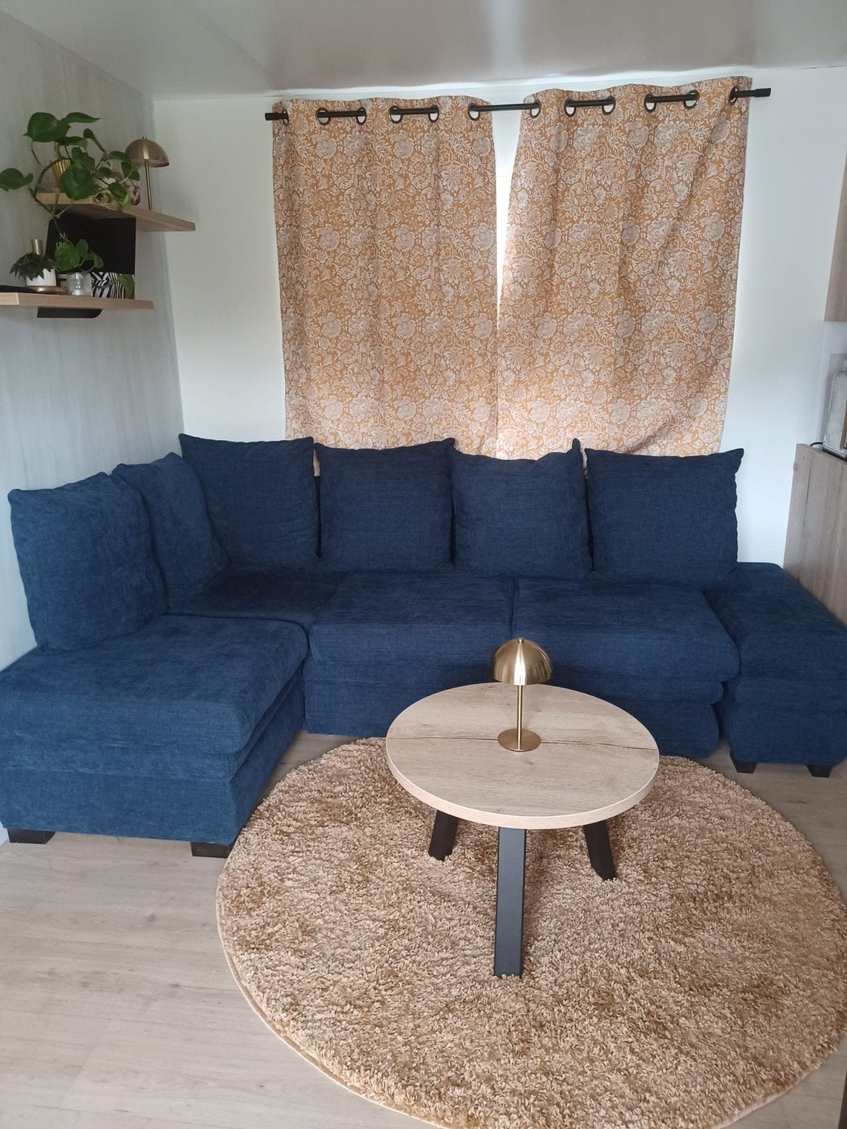 Nieuwe jeans blauwe hoek( slaap)bank 156cm x 210/245 Ruilen?, Ophalen