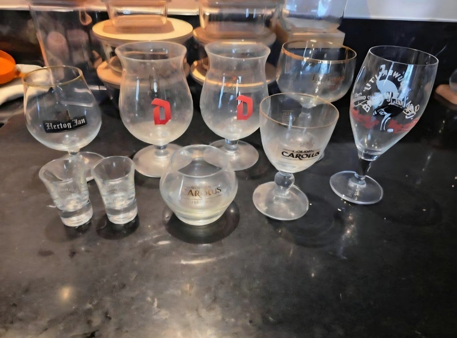 Diverse bierglazen: Hertog Jan, Carolus, Arcus en meer, Ophalen of Verzenden