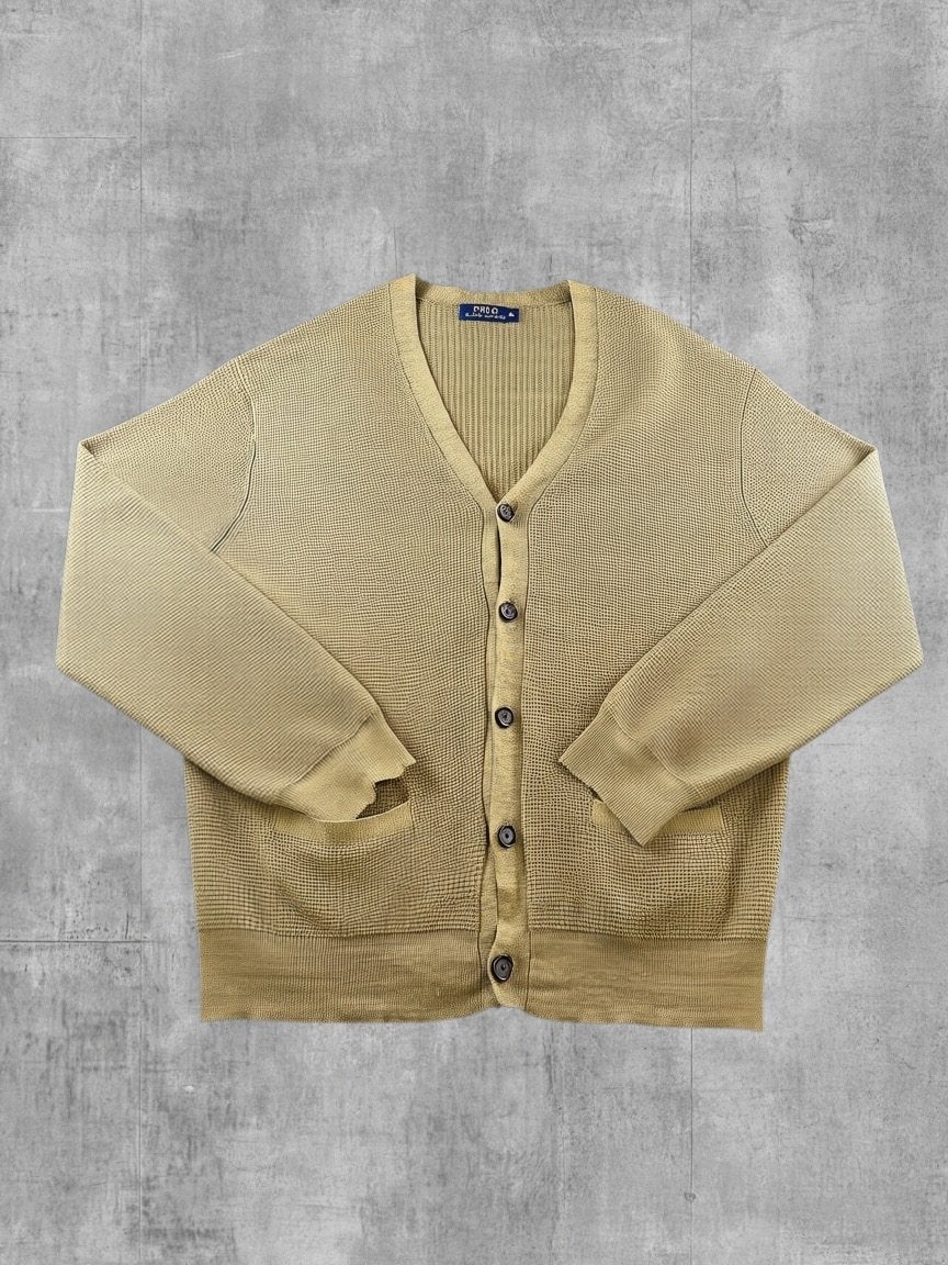 Polo Ralph Lauren vest groen heren maat XL linnen cardigan, Verzenden, Gedragen, Maat 56/58 (XL), Groen