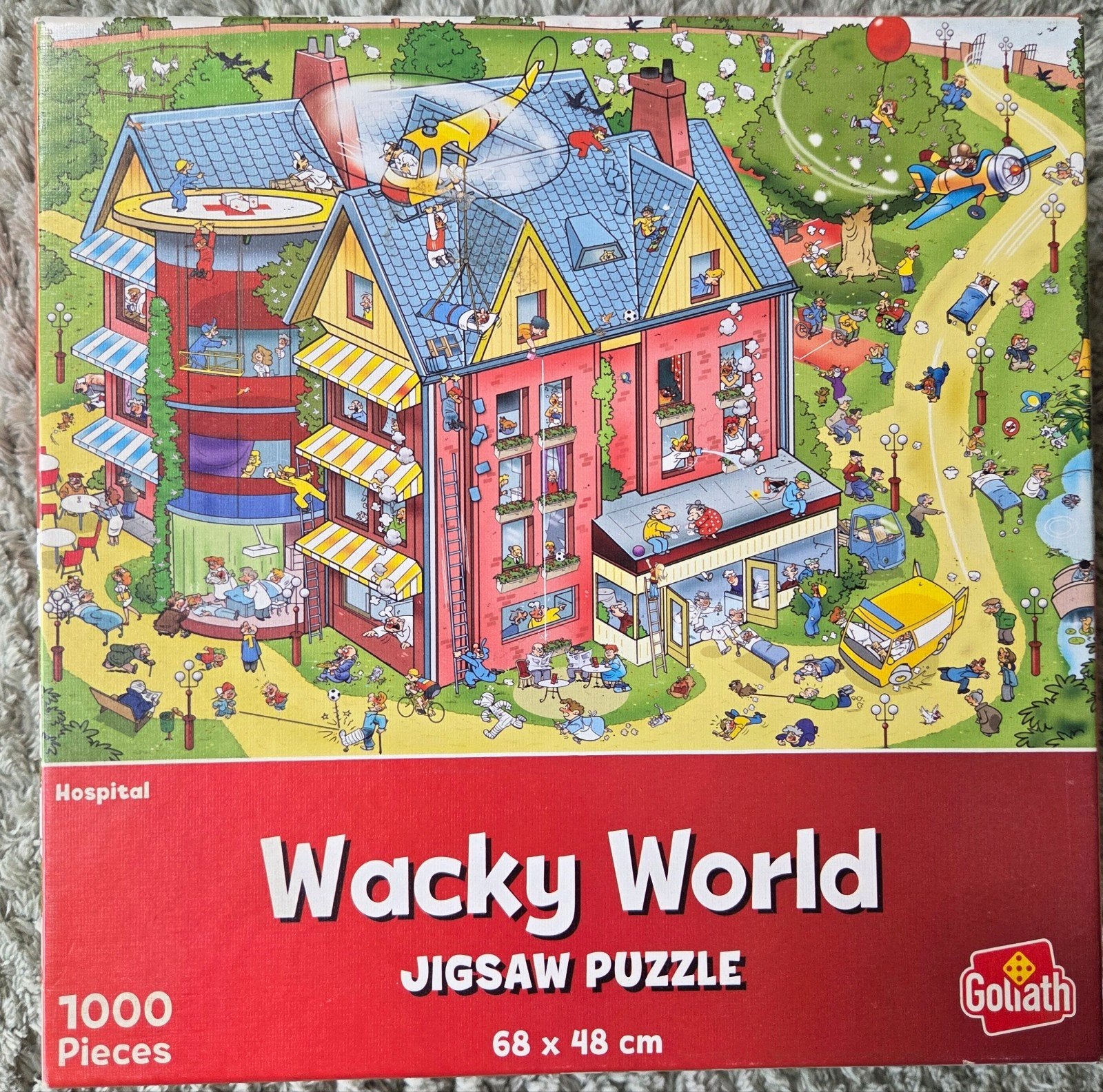 Wacky World puzzel Hospital, Ophalen of Verzenden, 500 t/m 1500 stukjes, Gebruikt, Legpuzzel
