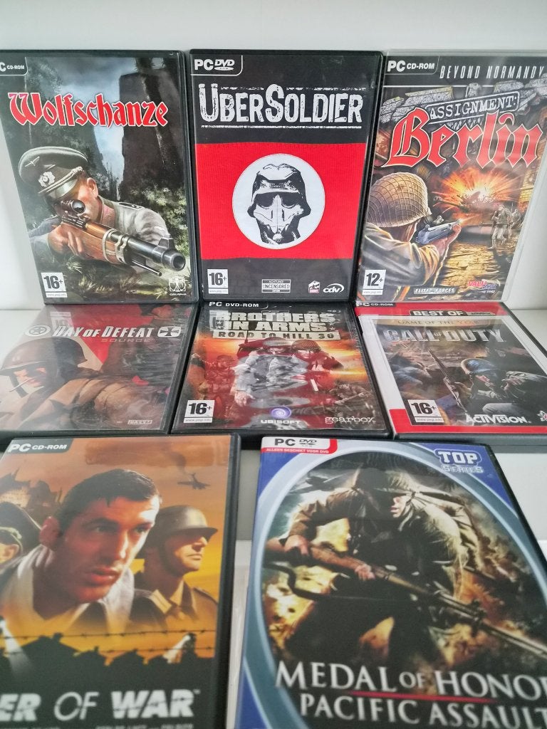 8 World War II Shooter PC Games, Vanaf 18 jaar, Shooter, Verzenden, 1 speler