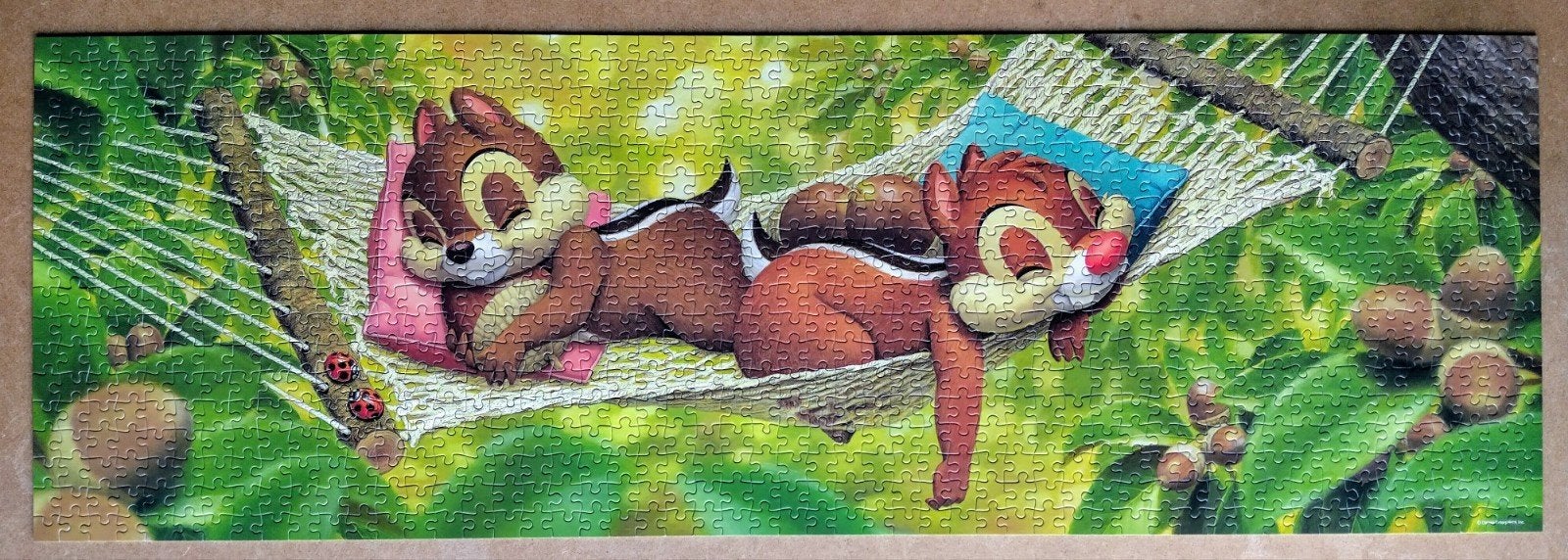 Disney puzzel Tenyo panorama, Ophalen, 500 t/m 1500 stukjes, Zo goed als nieuw, Legpuzzel
