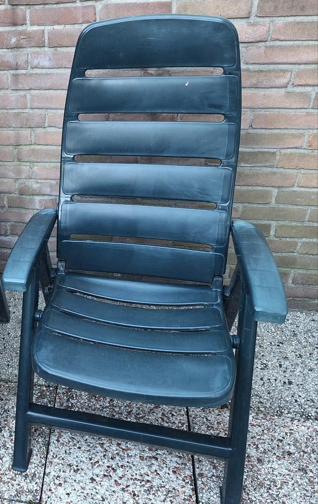 Gratis tuinstoel, Tuin en Terras, Ophalen, Gebruikt, Kunststof, Verstelbaar
