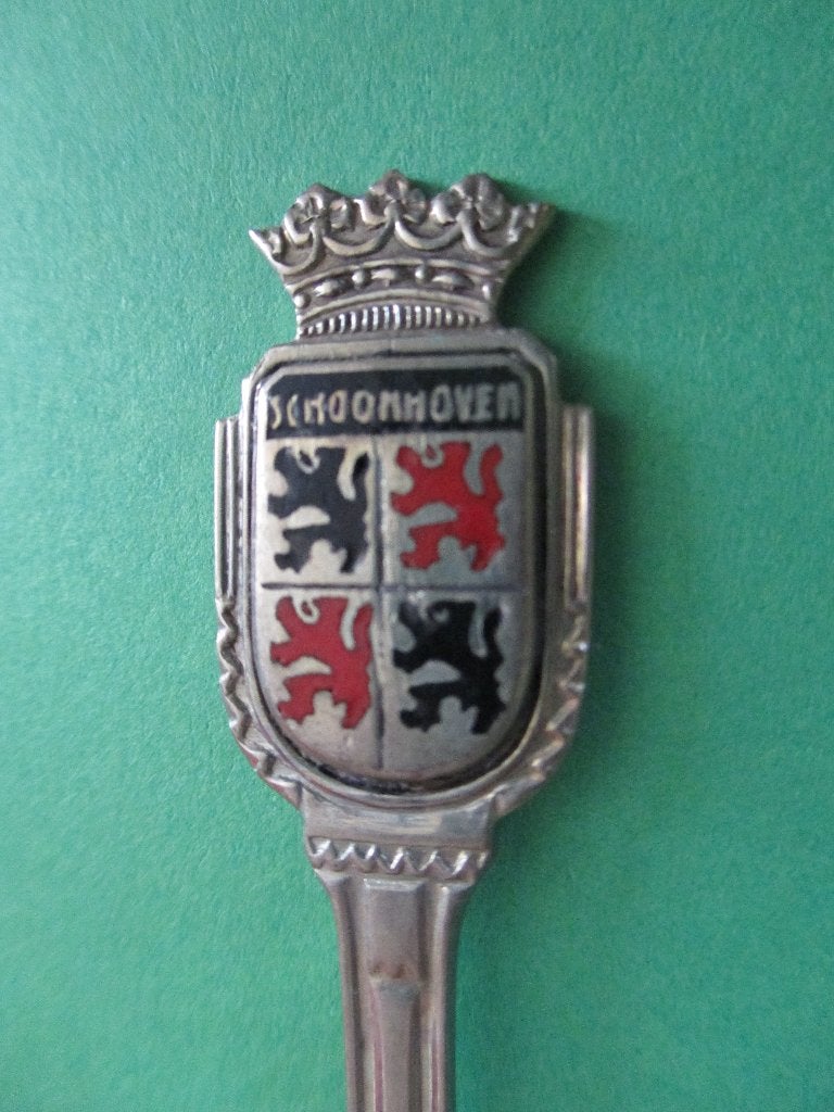 Lepeltje gemeentewapen Schoonhoven, Verzenden, Zo goed als nieuw