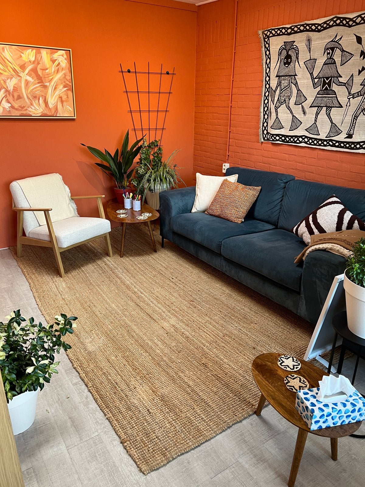 IKEA LOHALS Vloerkleed, glad geweven, naturel, 200x300 cm, Ophalen, Beige, Zo goed als nieuw, 200 cm of meer