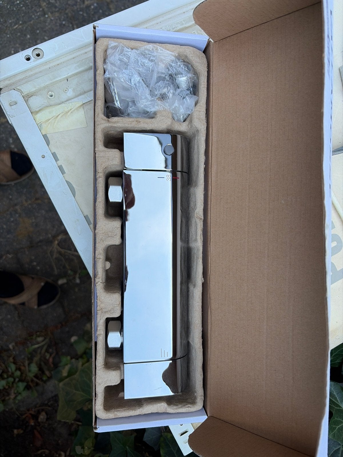 IKEA VALLAMOSSE Thermostatische Douchekraan Chroom, Ophalen of Verzenden, Nieuw, Chroom, Douche