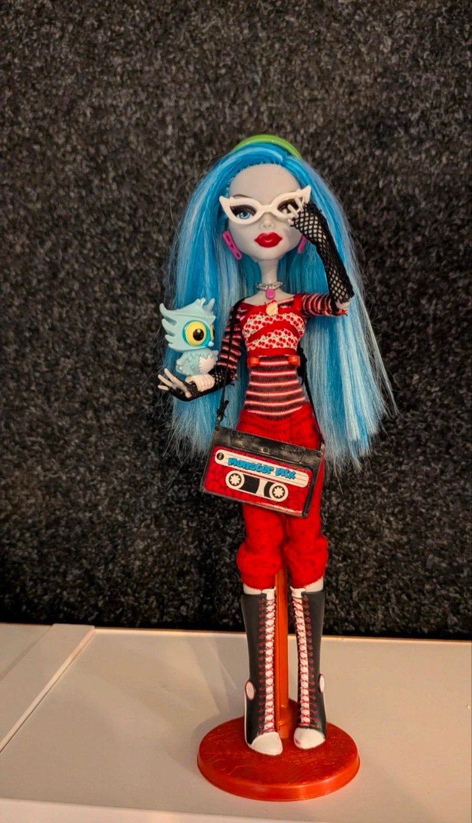 Monster High Ghoulia, Ophalen of Verzenden, Zo goed als nieuw, Pop