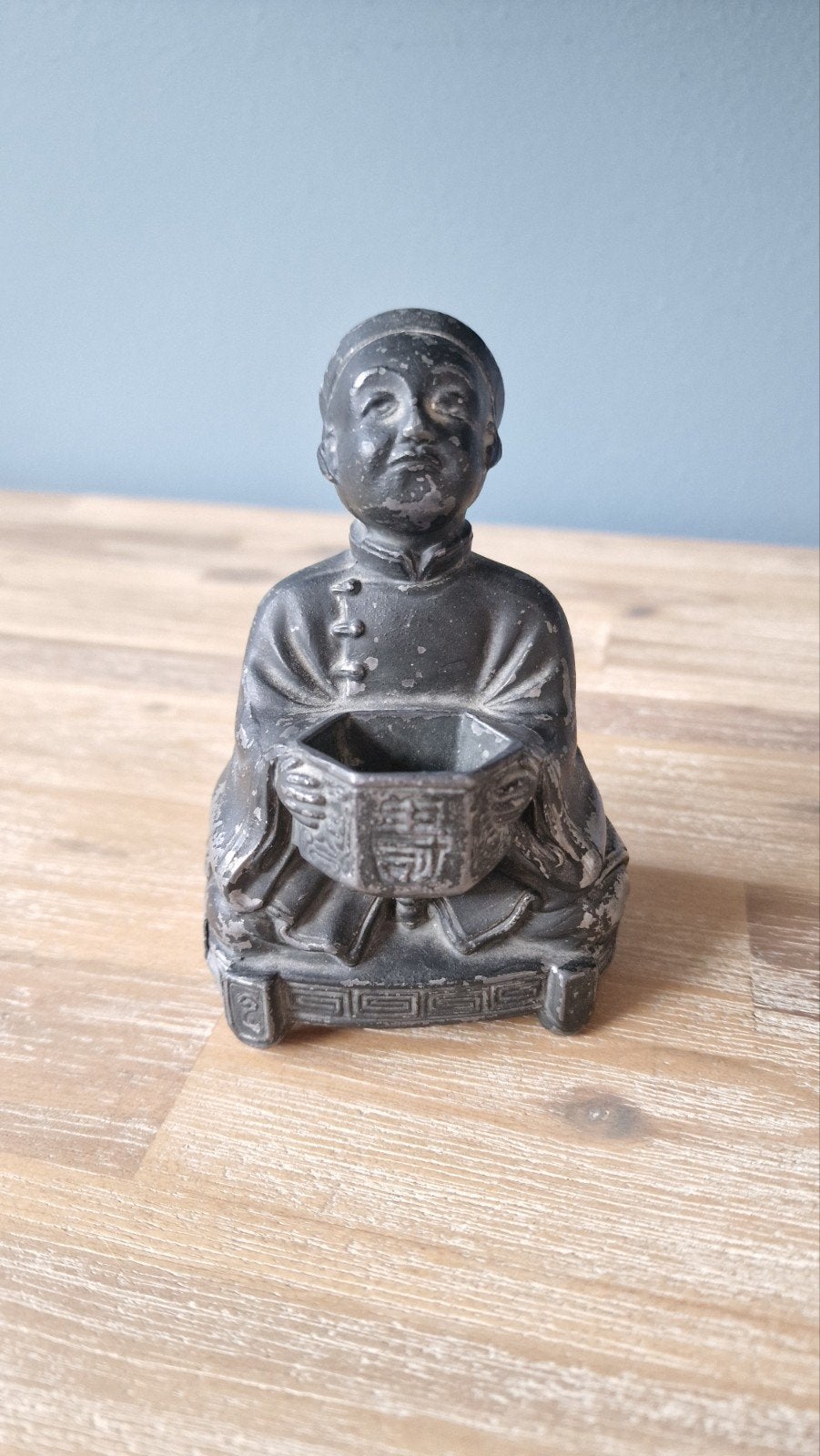 Vintage Aziatische Wierookbrander Gietmetaal, Antiek en Kunst, Ophalen of Verzenden