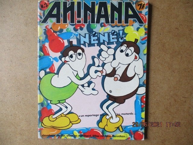 adv4873    ah!nana frans, Eén stripboek, Ophalen, Gelezen