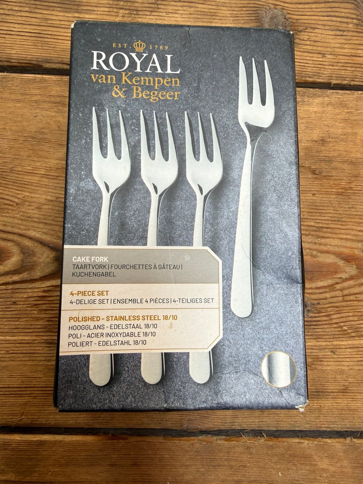 Royal VKB van Kempen & Begeer taartvorkjes nieuw, Ophalen, Nieuw, Rvs of Chroom