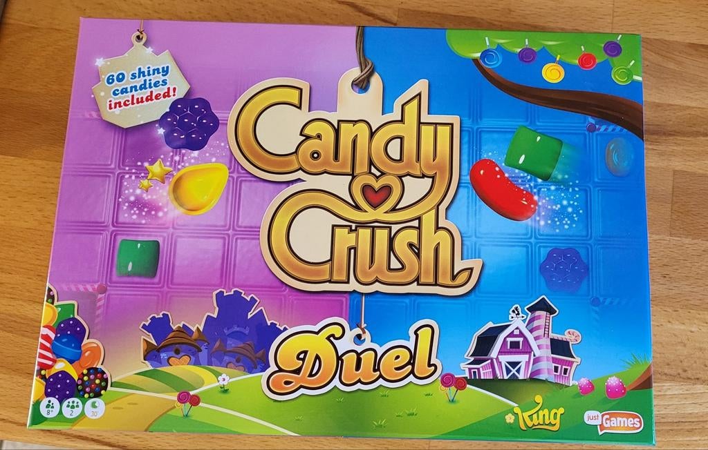 Candy Crush Duel Bordspel - Zo goed als nieuw, Hobby en Vrije tijd, Gezelschapsspellen | Bordspellen, Een of twee spelers, Ophalen of Verzenden