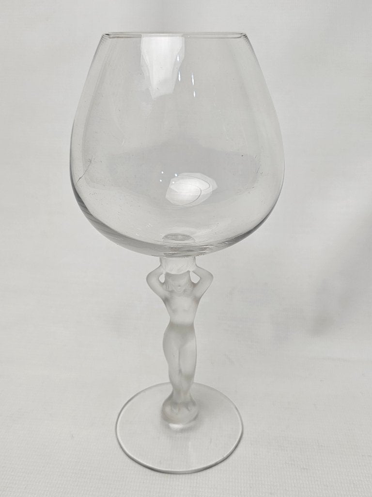 # Vintage Franse Bayel Crystal Glas "Venus" model 4, Ophalen of Verzenden, Gebruikt, Overige typen