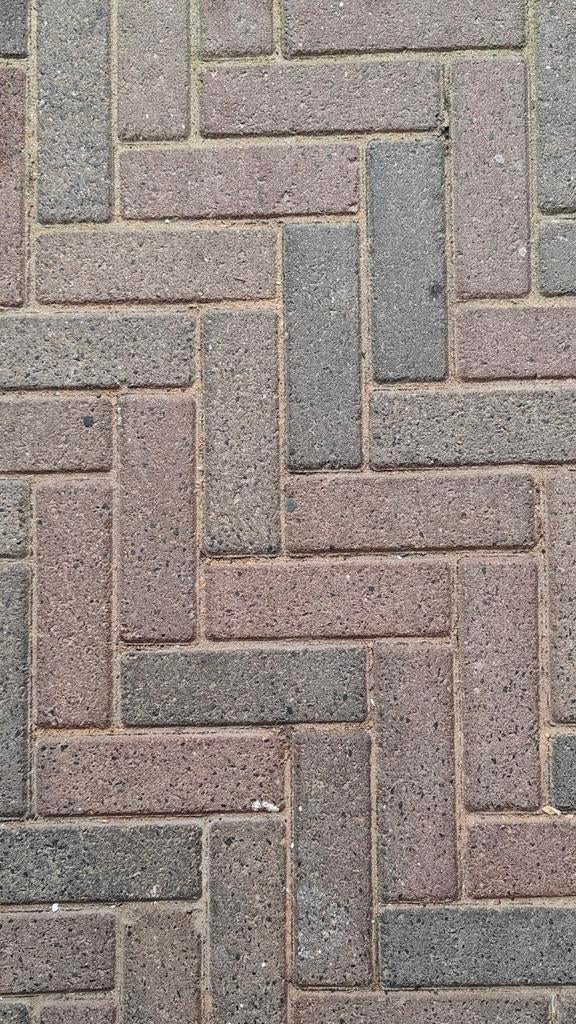 Betonnen dikformaat, Tuin en Terras, Tegels en Klinkers, Ophalen, Gebruikt, Klinkers, 10 m² of meer