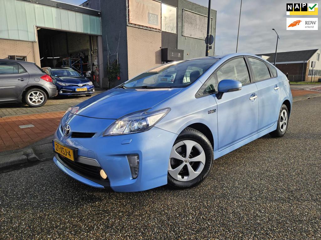 Toyota Prius 1.8 Plug-in Dynamic Business GARANTIE, Euro 5, Gebruikt, Blauw, Stoelverwarming