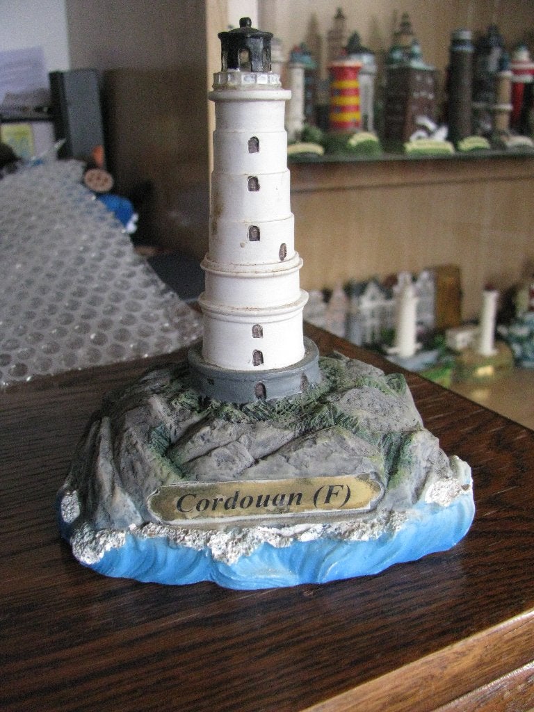vuurtoren beeldje Frankrijk - Cordouan Lighthouse, Ophalen of Verzenden, Zo goed als nieuw, Schaalmodel