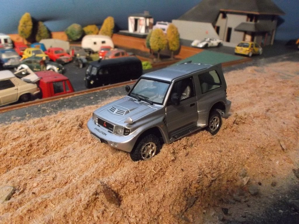 1/43 Mitsubishi Pajero Evo SWB Streetversion Vitesse, Ophalen of Verzenden, Nieuw, Auto, Overige merken