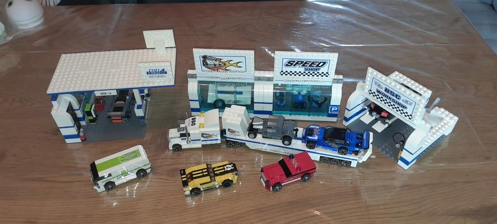 Lego racers brick street customs 8154 100% compleet netjes, Ophalen of Verzenden, Gebruikt, Complete set, Lego