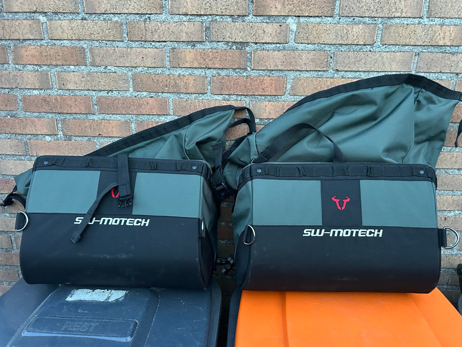 SW Motech Dakar Zijzadeltassen KTM 1190 Adventure, Motoren, Ophalen, Zo goed als nieuw