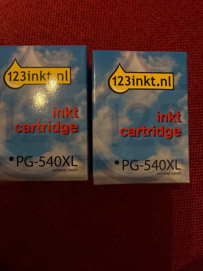 Inktcartridges PG 540 XL, Computers en Software, Ophalen of Verzenden, Nieuw, Cartridge, 123 inkt.nl