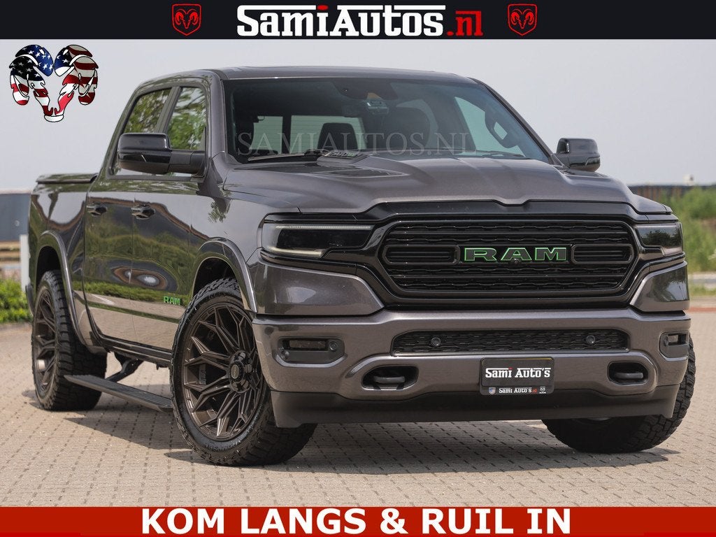 Dodge Ram 1500 LIMITED 5.7 V8 | GRANITE KLEUR | BRONS 4PLAY, Auto's, Automaat, Adaptive Cruise Control, Gebruikt, 5654 cc