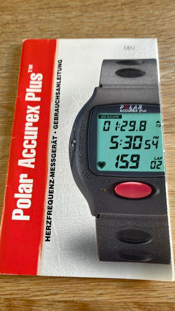 Polar Accurex Plus Hartslagmeter met borstriem, Sport en Fitness, Hartslagmeters, Ophalen, Gebruikt, Polar, Met borstriem