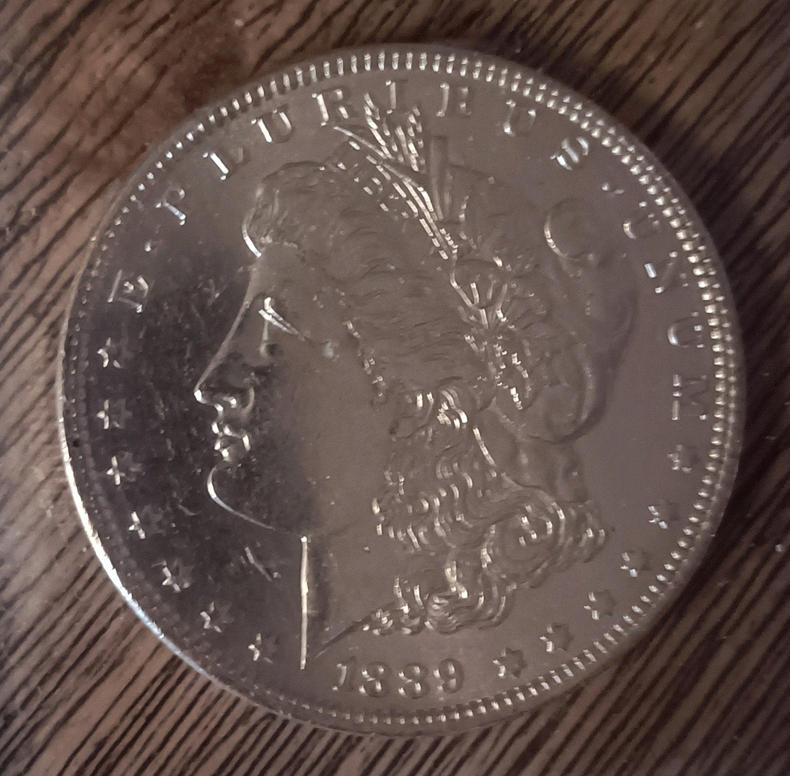 1889 Morgan Dollar Zilveren Munt, Postzegels en Munten, Munten | Amerika, Ophalen of Verzenden, Losse munt, Zilver