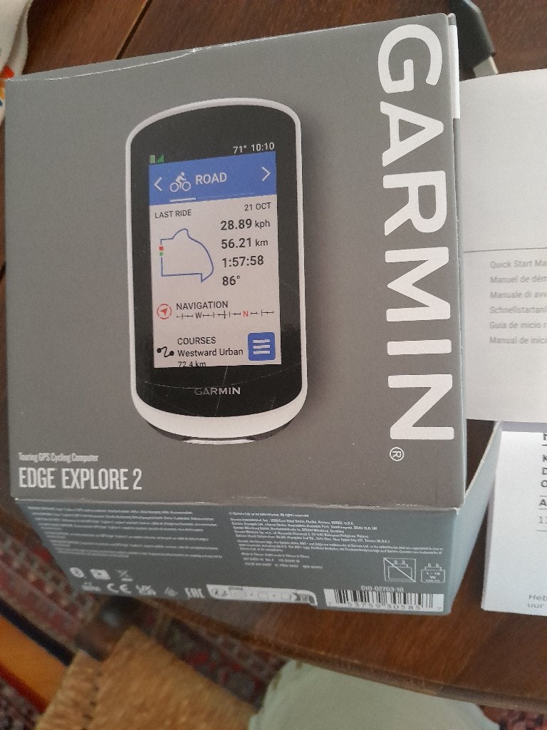 Garmin EDGE Explore2, Fietsen en Brommers, Fietsaccessoires | Fietscomputers, Ophalen of Verzenden, Zo goed als nieuw