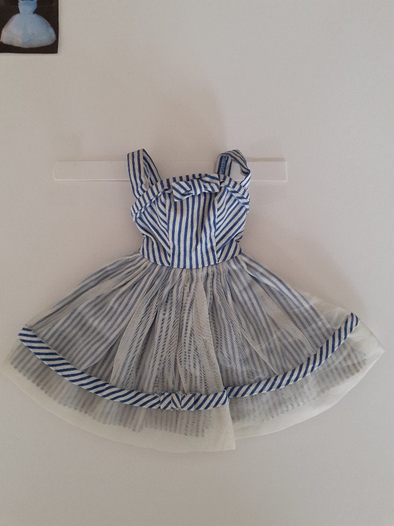 Vintage Barbie Fashion " Movie Date blauw "  (1962), Verzenden, Gebruikt, Kleertjes